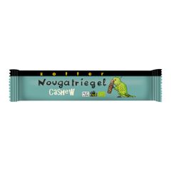 Bio Nougatriegel Cashew 25g - 25er Vorteilspack von Zotter