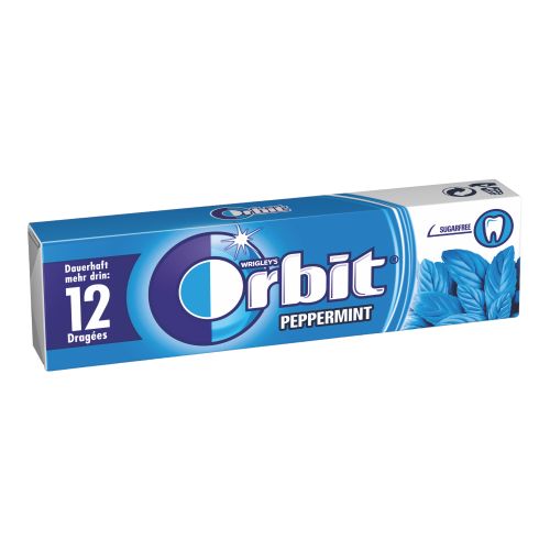 Orbit Chewing Gum Dragee Peppermint 12pcs - value pack of 30 from Orbit