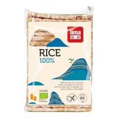 Bio Dünne VK-Reiswaffeln mit Salz 130g - 12er Vorteilspack von Lima
