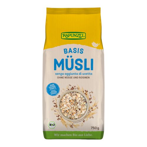 Bio Basis Müsli 750g - 6er Vorteilspack von Rapunzel Naturkost