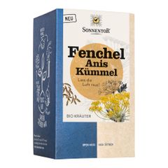 Organic Fennel Anise Caraway a 1.7g 18 bags - value pack of 6 from Sonnentor