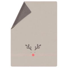 Flanelldecke Rudolph 140 x 200 cm - Natur - GRS zertifiziert
