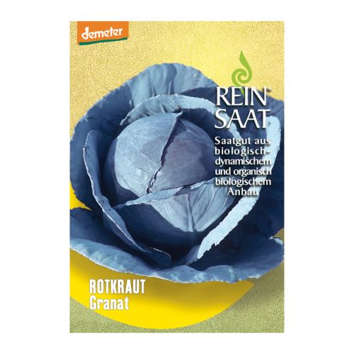 Bio Rotkraut Granat Saatgut - 1 Beutel - 5er Vorteilspack von Reinsaat