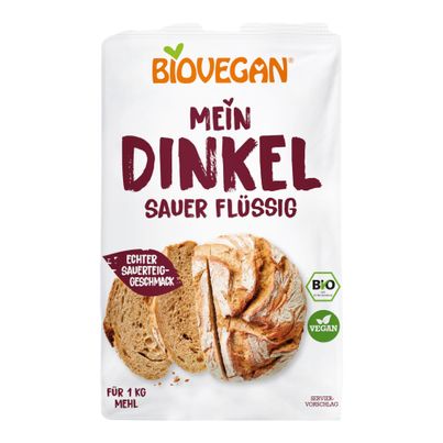 Bio Dinkelsauerteig flüssig 100g - 10er Vorteilspack von Biovegan