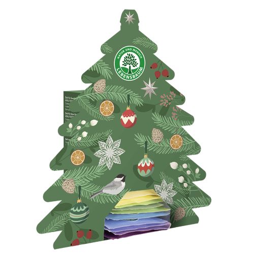 Bio Adventskalender Tee 24 Beutel von LEBENSBAUM