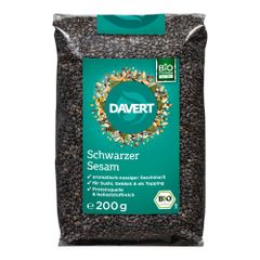 Bio Schwarzer Sesam 200g - 8er Vorteilspack von Davert
