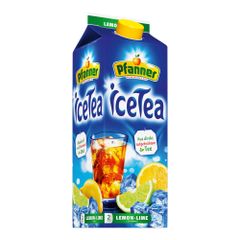 Eistee Lemon Lime 2000ml - 6er Vorteilspack von Pfanner