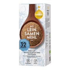 Bio Leinsamenmehl teilentölt 400g - 4er Vorteilspack von Ölmühle Fandler
