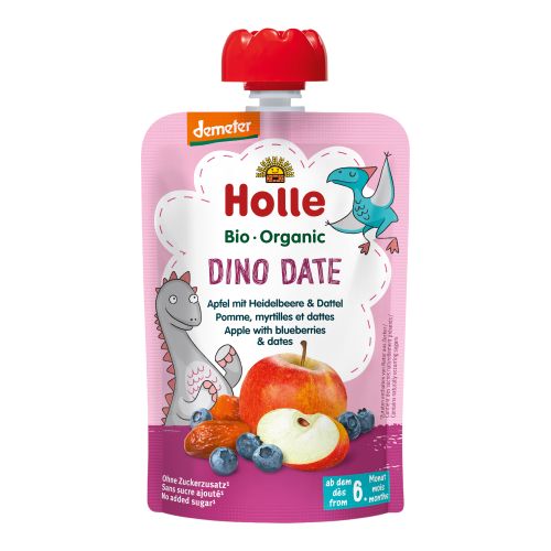Bio Pouchy Dino Date 100g - 12er Vorteilspack von Holle