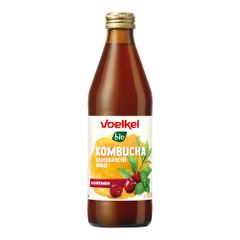 Bio Kombucha Sauerkirsche Minze MW 330ml - 10er Vorteilspack von Voelkel