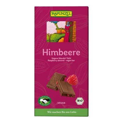 Bio Schokolade Himbeere 100g - 12er Vorteilspack von Rapunzel