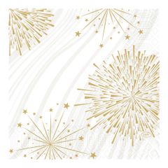 Servietten SparklyWh.3lg 33x33 50ct von Duni