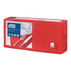 Servietten 3lg.rot 33x33cm 150ct von Tork