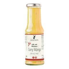 Bio Grillsauce Curry Mango 210ml - 6er Vorteilspack von Sanchon