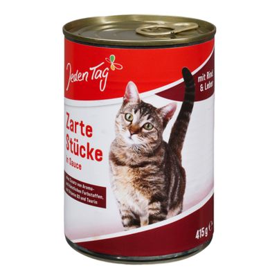 Cat Beef.liver 415g from Jeden Tag