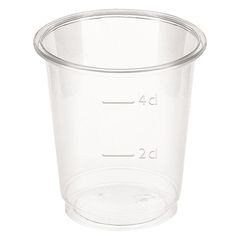 Schnapsbecher PLA klar 2cl/4cl 40Stück von Wimex