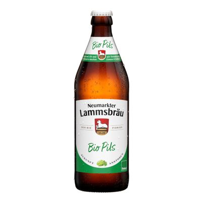 Bio Edel Pils MW 500ml - 10er Vorteilspack von Neumarkter Lammsbräu