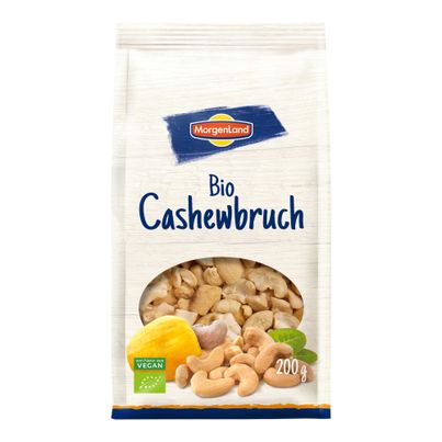 Bio Cashewbruch groß 200g - 8er Vorteilspack von Morgenland