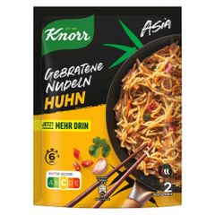 Knorr Asia Gebratene Nudeln mit Huhn 134g - Fertiggericht von Knorr