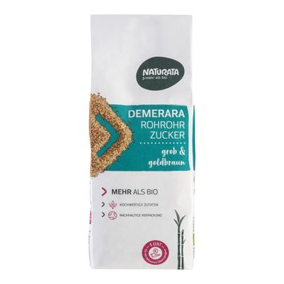 Bio Demerara Rohrohrzucker 500g - 6er Vorteilspack von Naturata