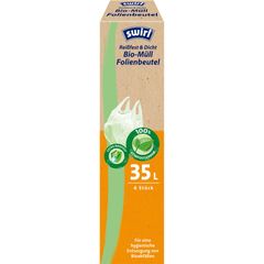 Bio Müllsäcke mit Griff 35l 6Stück von Swirl