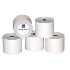 Thermorolle weiss 575/58/12mm - 5er Vorteilspack von Omega