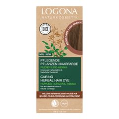 Organic hair color ash brown 100g from Logona Natural Cosmetics