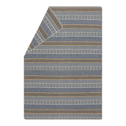 Soft Cotton Throw Blanket Africa Color Charcoal 140x200cm by David Fussenegger