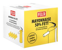 FELIX Mayonnaise 50 Prozent Nachfüllbeutel für Sentomat 2500g