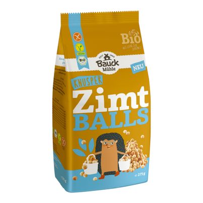 Bio Knusper Zimt Balls 275g - 4er Vorteilspack von Bauck Mühle
