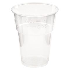Trinkbecher PLA klar 03l 50Stück von Wimex