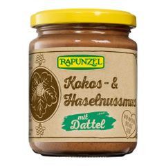 Bio Kokos-&Haselnussmus mit Dattel 250g - 6er Vorteilspack von Rapunzel Naturkost