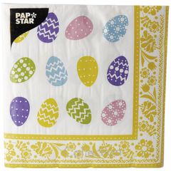 Servietten ColouredEggs40x40cm 50 Stk. von Papstar