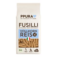 Bio Fussili aus Vollkornreis 400g - 6er Vorteilspack von Ppura