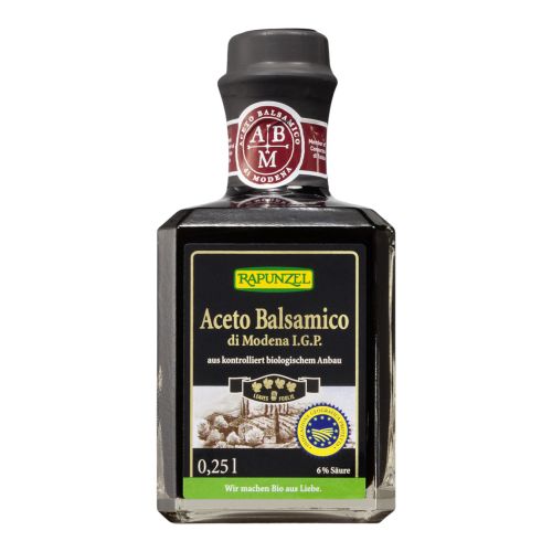 Bio Aceto Balsamico die Modena IGP 250ml - 4er Vorteilspack von Rapunzel Naturkost