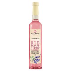 Bio Lavendelblüten Sirup 500ml - erfrischend blumig mit Zitronennote - ohne künstliche Aromen Farbstoffe und Konservierungsmittel von Höllinger Juice