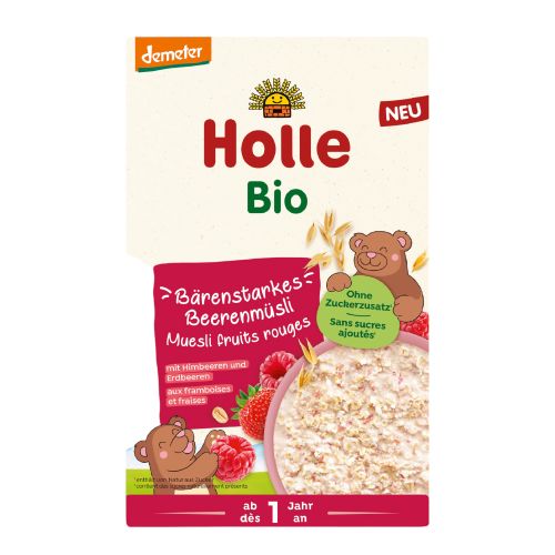 Organic strong berry muesli 200g - value pack of 8 from Holle