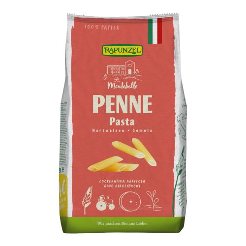 Bio Penne Semola 500g - 12er Vorteilspack von Rapunzel Naturkost