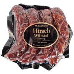 Hirschwürstel 3-4er 230g von Danke Bauer