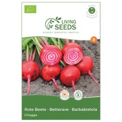 Bio Rote Bete Chioggia 8.6g Saatgut von Living Seeds