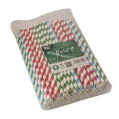 Tinkhalme Papier 21 cm Durchmesser 8 mm 100 Stück