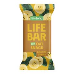 Bio Hafer Snack Banana Dream 40g - 15er Vorteilspack von Lifebar