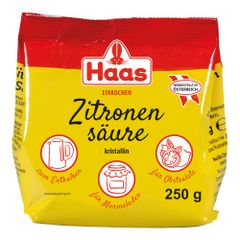 Zitronensäure kristallin 250g von Haas Eduard