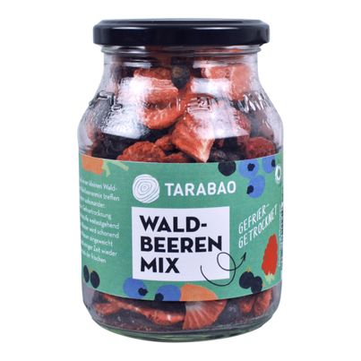 Bio Waldbeeremix MW 60g - 6er Vorteilspack von Tarabao Bio.fair.direkt.