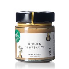 Bio Birnen Senf Sauce 145g von Gutes aus Obritz