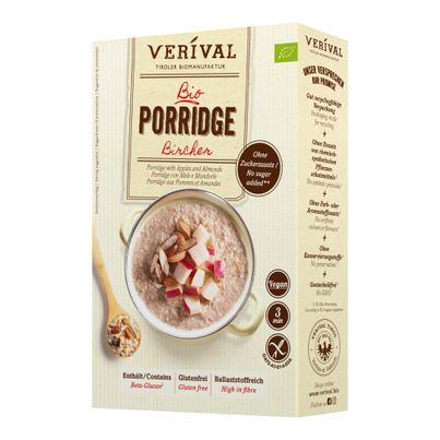 Bio Porridge Bircher 350g - 6er Vorteilspack von Verival