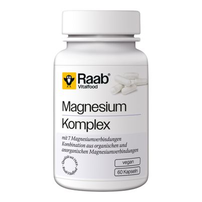 Bio Magnesium Komplex 60ct - 4er Vorteilspack von Raab Vitalfood