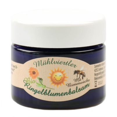 Bio Ringelblumenbalsam mit Bienenwachs 50g