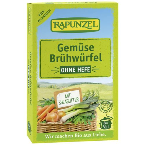 Bio Gemüsebrühwürfel ohne Hefe 8St 80g - 15er Vorteilspack von Rapunzel Naturkost