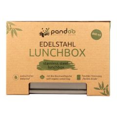 Organic stainless steel lunch box 800ml 1 piece from Pandoo